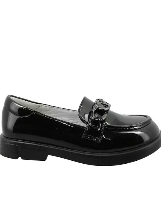 Antrin Girls Moccasins Black