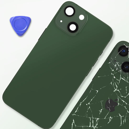 Clappio Iphone 13 Chassis Replacement Rear Glass Green