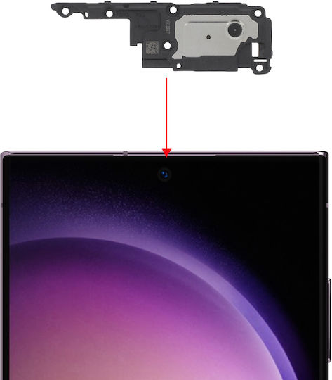 Clappio Interner Lautsprecher Samsung Galaxy S23 Ultra Ohrhörer Schwarz