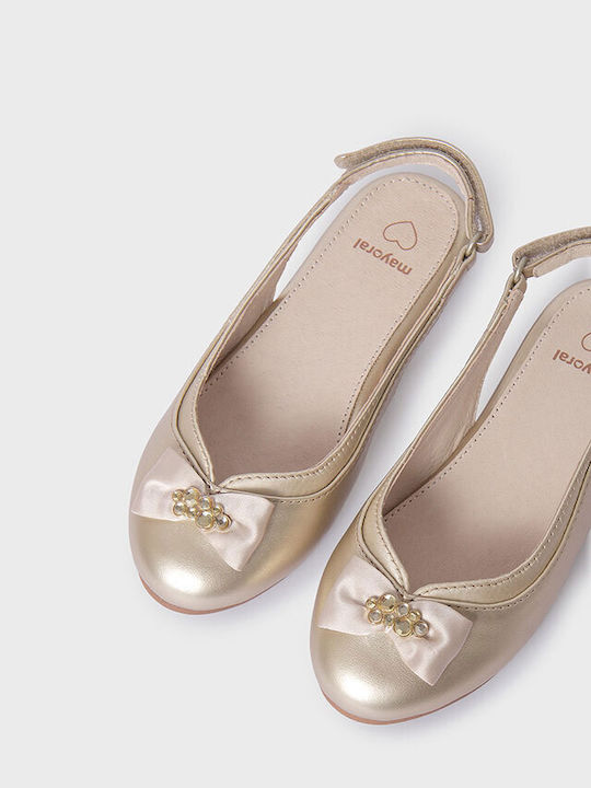 Mayoral Kids Ballerinas Gold