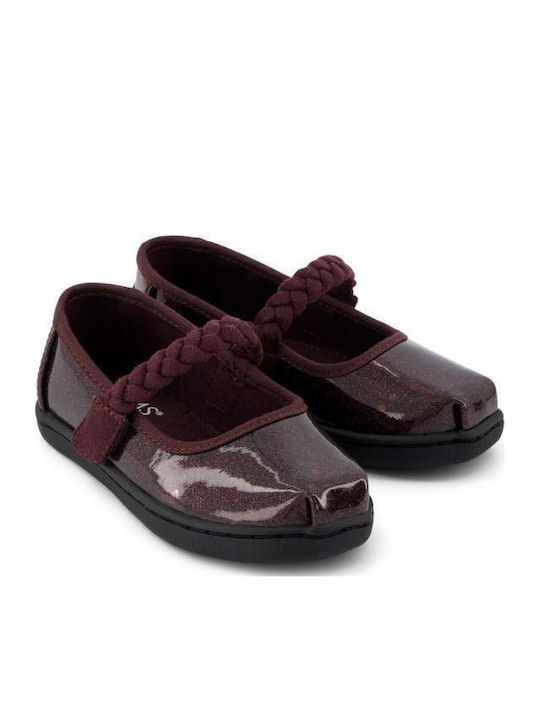Alpargata Slip Ons Toms Little Burgundy Alpargata Toms Barn Red
