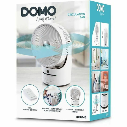 Table Fan Domo Do8148 White 45 W