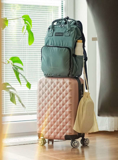 Petite & Mars Petite & Mars Wickeltasche Rucksack Grüne 1542cm