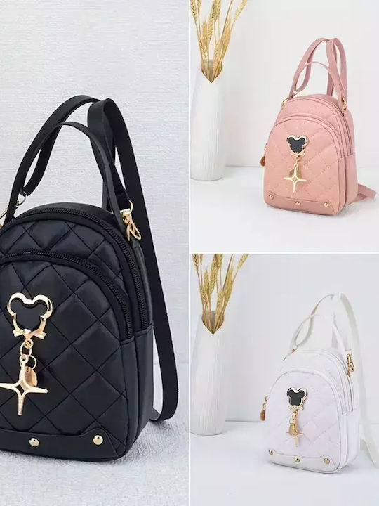 Knitted Women's Backpack White