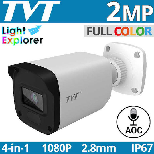 TVT TD-7421TE3(D/SW/AR2) CCTV Surveillance Camera Full HD 1080p Waterproof with Lens 2.8mm