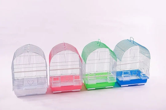 Bird Cage Kourk" 30x23x39cm. White