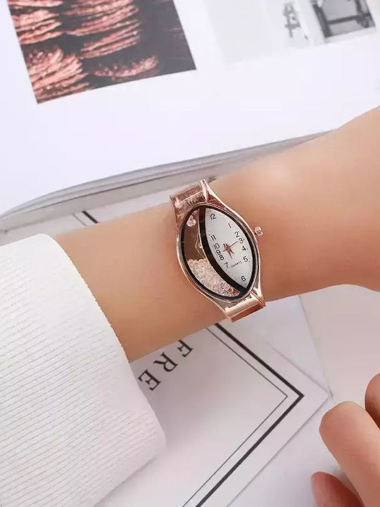 Quicksand Oval Pointer Quartz Casual Watch