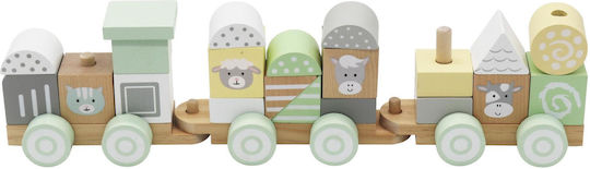 Joyland Building Blocks Wooden Train For 3+ Years