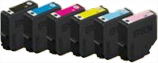 Epson 378XL Original Paket mit 6 InkJet Druckerpatronen Hellblau / Helles Magenta / Gelb / Cyan / Magenta / Schwarz (C13T37984010)