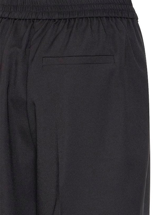Damen Stoff Hose Black