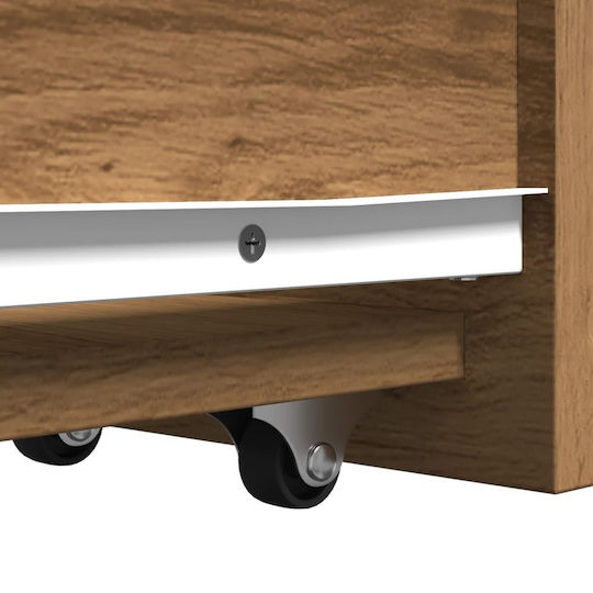 vidaXL Bathroom Cabinet L21.5xW50xH60cm Oak