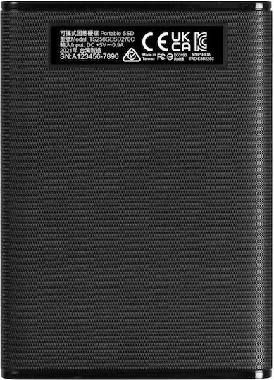 Transcend ESD270C USB 3.1 / USB-C Εξωτερικός SSD 250GB 2.5" Μαύρο