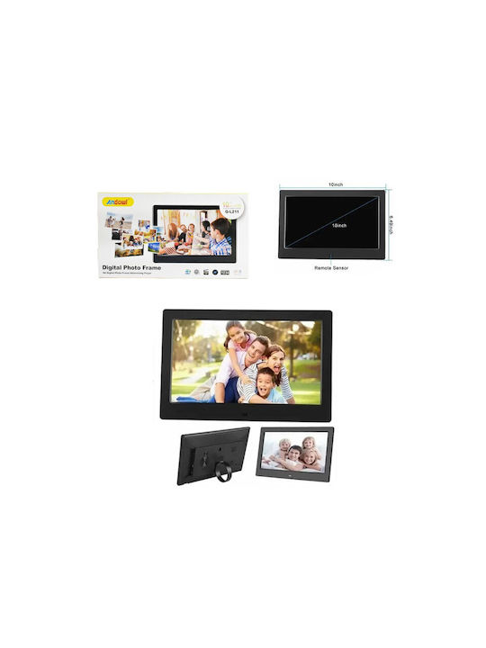 Andowl Q-L211 Digital Photo Frame 10" Resolution 1280x800 White Q-L211