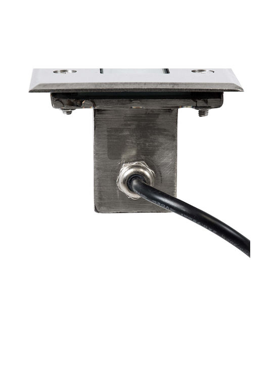 GloboStar Mina Outdoor Floor Lamp LED Wall Washer 18W with Warm White Light IP68 Gray