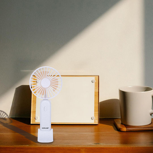 Eurolamp USB Handheld Fan White Φ9 300-20528