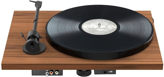 Pro-Ject Audio E1 BT + Ortofon OM 5e Turntables with Preamp Brown