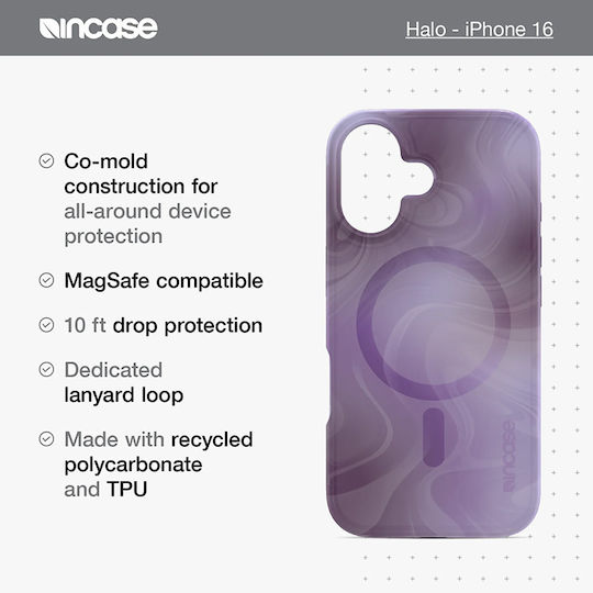 Калъф Incase Halo Magsafe за iPhone 16 Plus Tidal Ocean