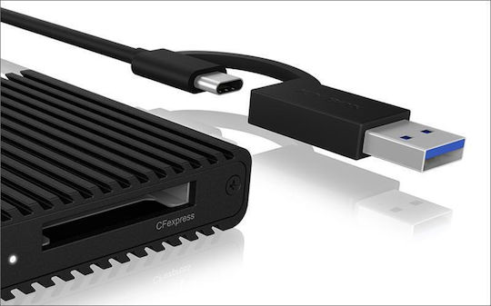 Icy Box Card Reader USB 3.0 Type-C για CFexpress