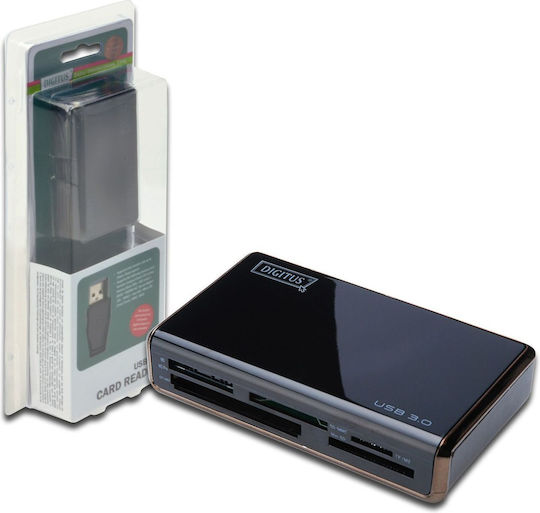 Digitus Card Reader USB 3.0 για SD/microSD/MemoryStick