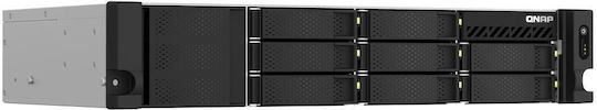 QNap TS-864EU-8G NAS Gestell mit 8 Steckplätzen für M.2/SSD und 2 Ethernet-Anschlüsse
