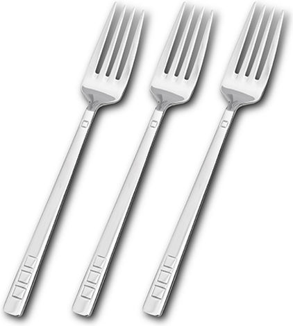 Nava Set of Forks Table Silver 29cm 3pcs