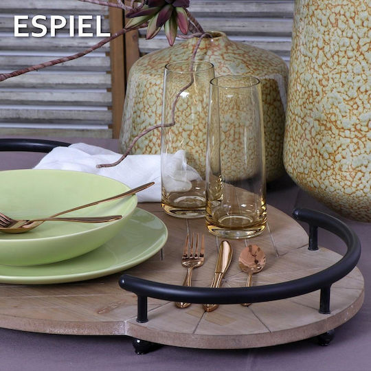 Espiel Inox Fruit/Dessert Fork Set Rose Gold Prime 17.8cm 12pcs