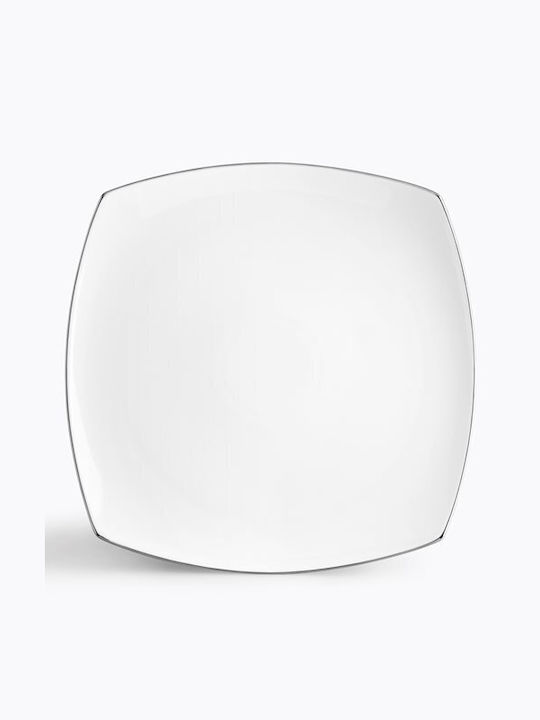 Ionia Square Platter Genesis Line 31cm Serving Platter Square Silver 31cm Ionia Square Platter Genesis Line 31cm Serving Platter Square Silver 31cm