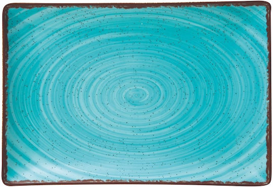 GTSA Serving Platter Rectangular made of Porcelain Blue 21x10.5cm GTSA Serving Platter Rectangular made of Porcelain Blue 21x10.5cm