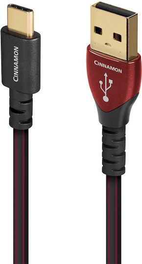 Audioquest Cablu USB 2.0 USB-C Masculin - USB-A Roșu 1.5m