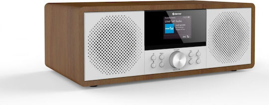 Denver MIR-270DW Φορητό Ηχοσύστημα με Bluetooth / CD / Ραδιόφωνο Καφέ