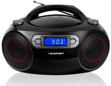 Blaupunkt Boombox BB18BK Φορητό Ηχοσύστημα με CD / MP3 / USB / Ραδιόφωνο Μαύρο