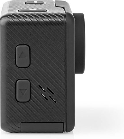 Nedis ACAM51BK Action Camera 4K Ultra HD Υποβρύχια (με Θήκη) με Οθόνη 2" και Wi-Fi Μαύρη
