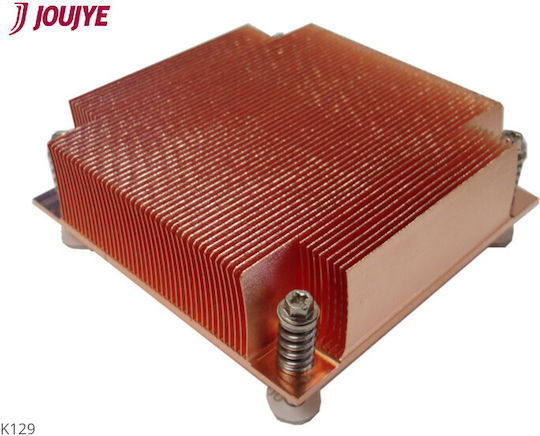 Inter-Tech K129 Παθητική Ψύκτρα Επεξεργαστή για Socket 115x Πορτοκαλί