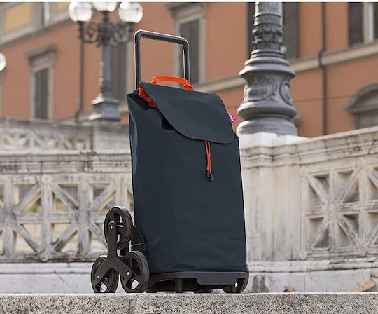 Shopping Trolley Gray 41x35x93cm