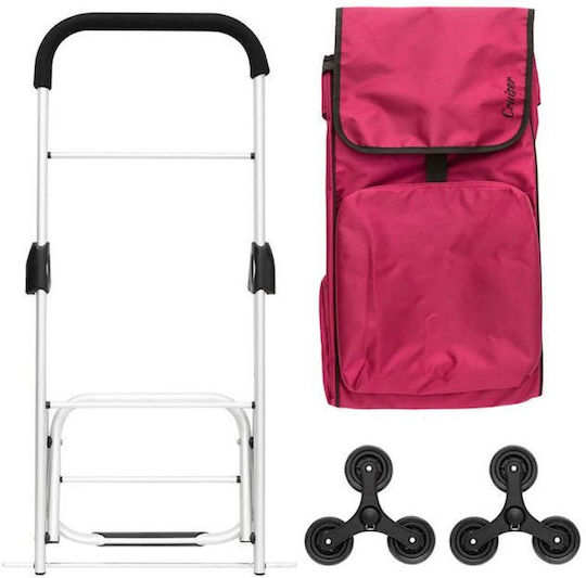Expert Premium Shopping Trolley Purple 47x43x97cm