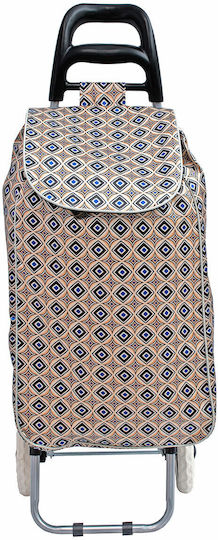 Shopping Trolley Lux Fabric 36lt Floral
