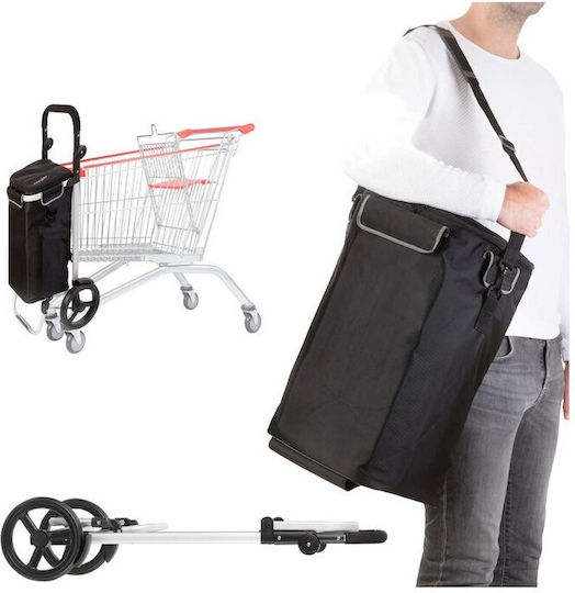 Allround Cruiser Shopping Trolley Black 45x35x100cm