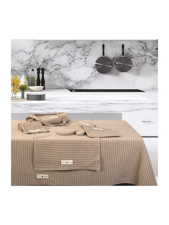 Greenwich Polo Club Kitchen Essential Collection 2701 100 Towel from 100% Cotton in Beige Color 65x45cm 2pcs