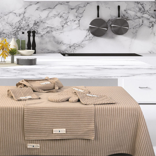 Greenwich Polo Club Kitchen Essential Collection 2701 100 Handtuch aus 100% Baumwolle in Beige Farbe 65x45cm 2Stück