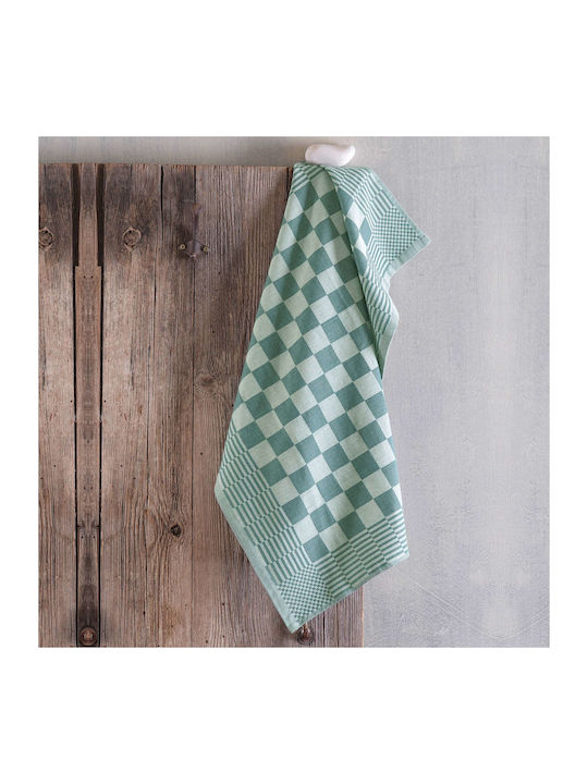 Rythmos Coctail Towel from 100% Cotton in Green Color 40x60cm