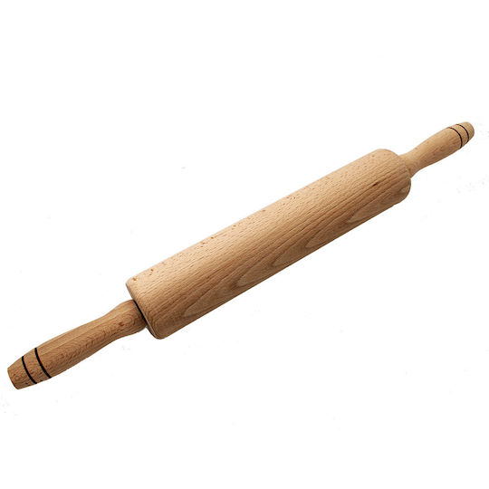 Wooden Kitchen Rolling Pin 49cm Rotating