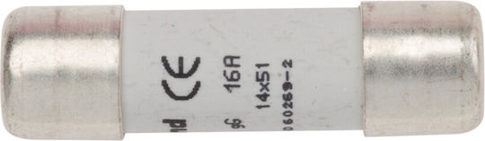 Legrand Ασφάλεια Κυλινδρική Ταχείας Καύσεως 14x51mm 16A (14316) 1τμχ