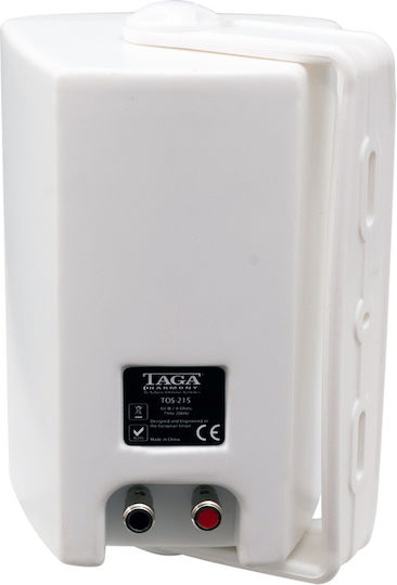 Taga Harmony TOS-215 Παθητικά Επιτοίχια Ηχεία 60W (Ζεύγος) Λευκά