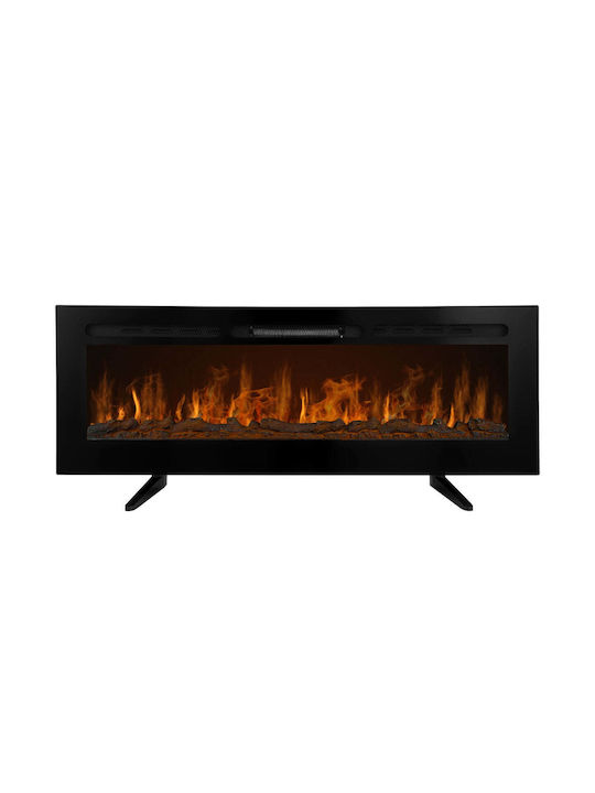 De podea Șemineu electric 1850W Negru