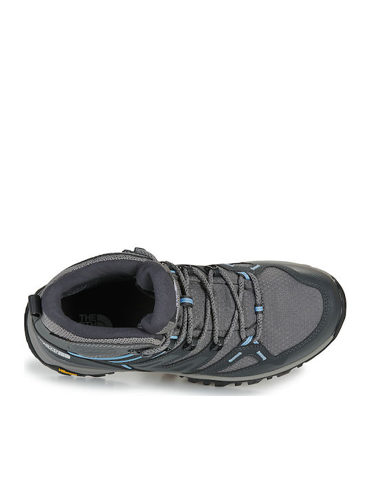 The North Face Hedgehog Damen Wanderschuhe Wasserdicht mit Gore-Tex-Membran Grau