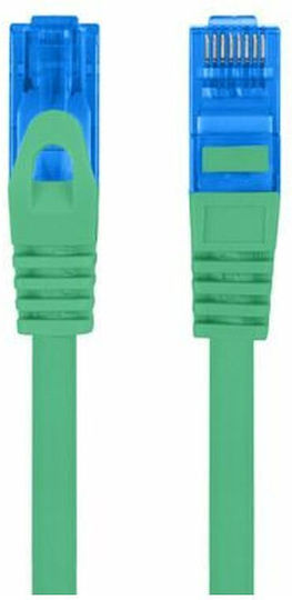 Lanberg S/FTP Cat.6a Ethernet Network Cable 0.5m Green 1pcs