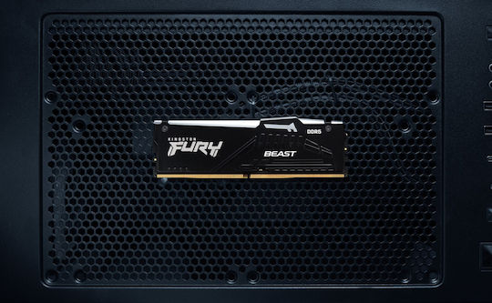 Kingston Fury Beast RGB DDR5 32GB RAM με 2x16GB Modules και Ταχύτητα 6000 για Desktop