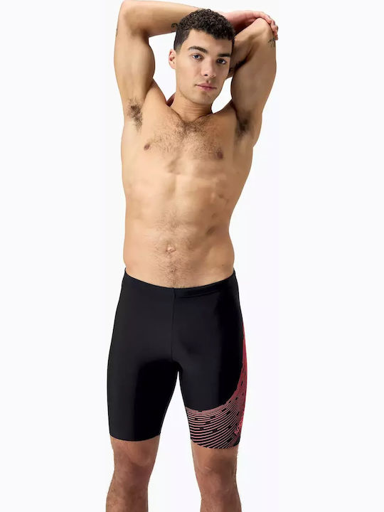 Speedo Medley Logo 1135517510 Men's Competition Jammer Black