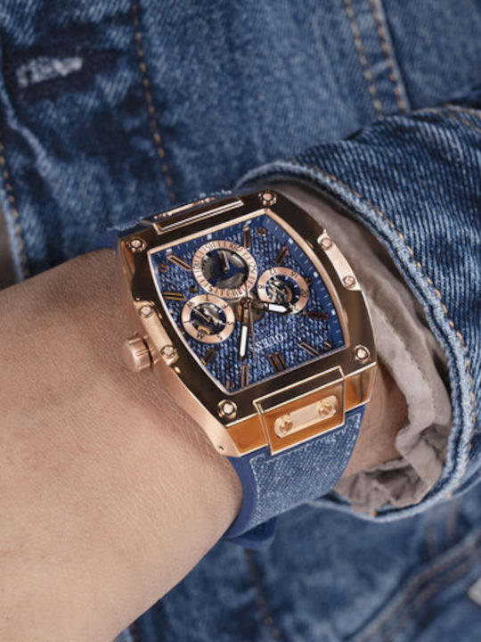 Guess Часовник На батерия с Текстилна каишка Guess Часовник На батерия с Текстилна каишка