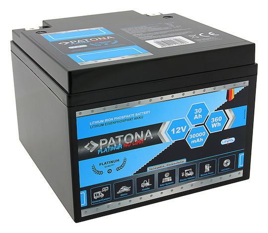 Patona Батерия за фотоволтаични системи Затворен тип 12V 30Ах